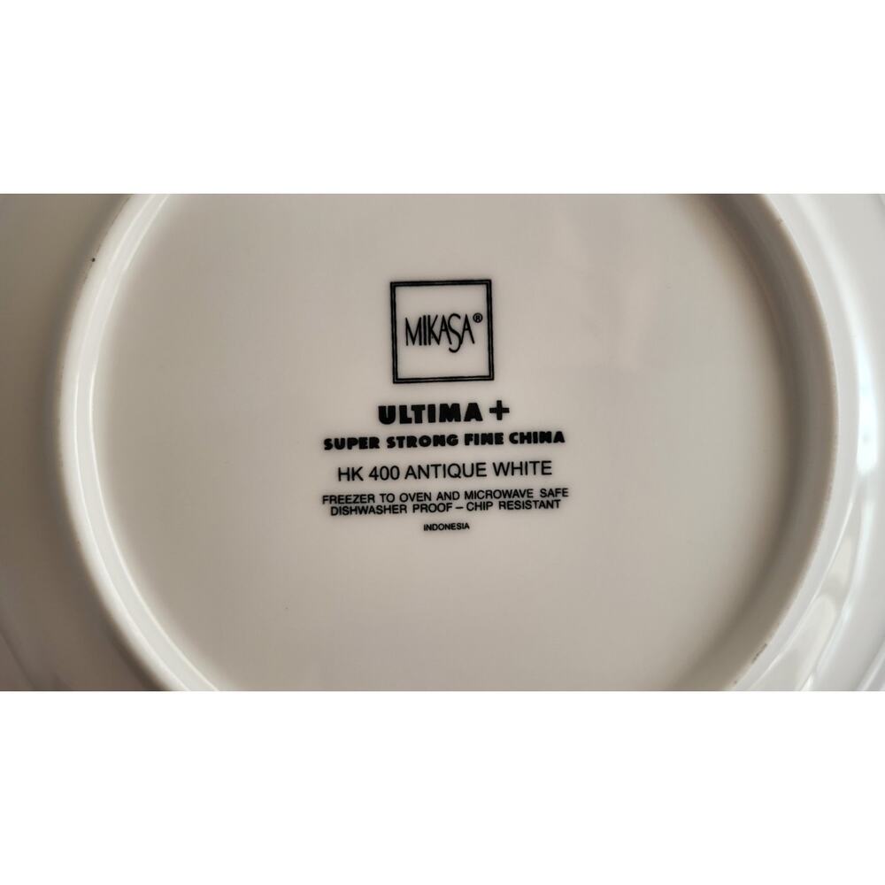 Mikasa Ultima + Super Strong Fine China HK 400 Antique White Vegetable Bowl - Picture 13 of 13